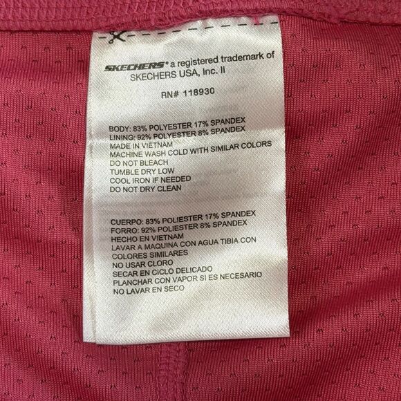 Skechers Go Walk High Waisted Athletic Skort Women's Large Pink Athleisure - Picture 7 of 12